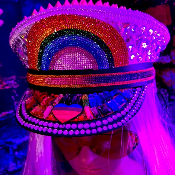 New PRIDE LGBTQ UNISEX HAT By Crafts by Sandy - Picture 7 of 8